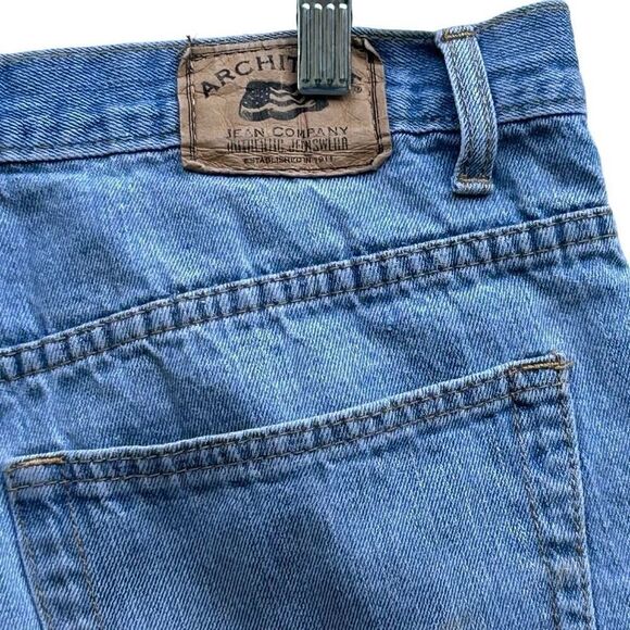 Architect Jean Company Denim Shorts Men's Size 34 Blue Zip Fly Cotton Blend - Picture 6 of 9